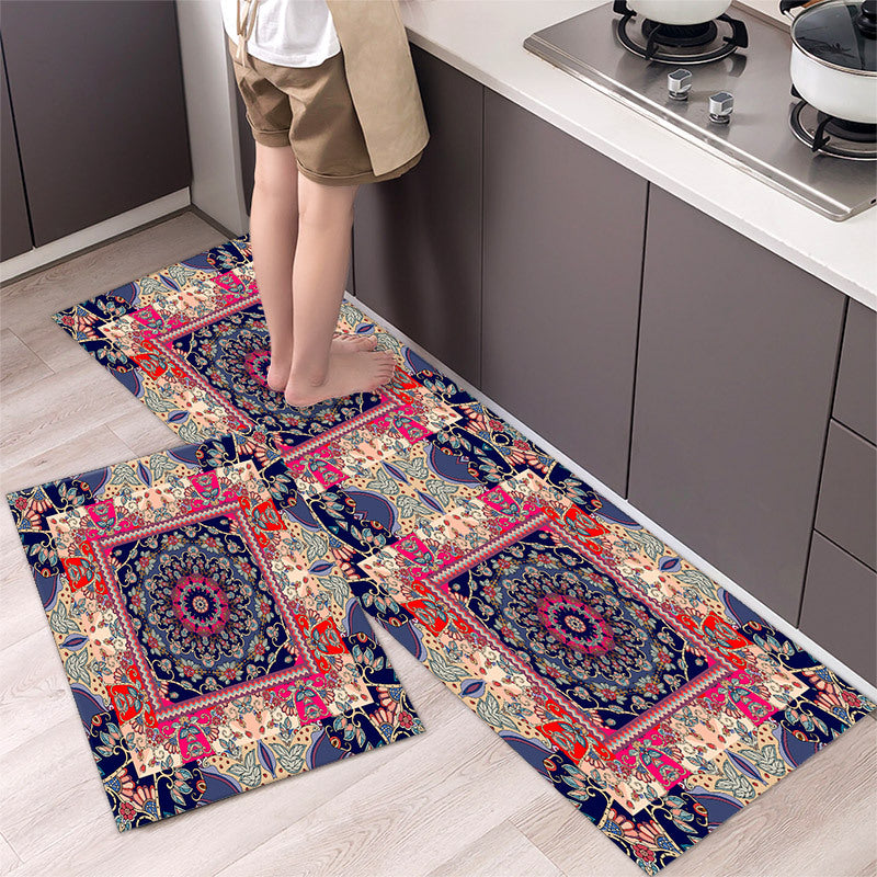 💥49% zľava 【40*60cm+40*120cm】🌺Protišmykový kuchynský koberec Dlhý savý kuchynský koberec