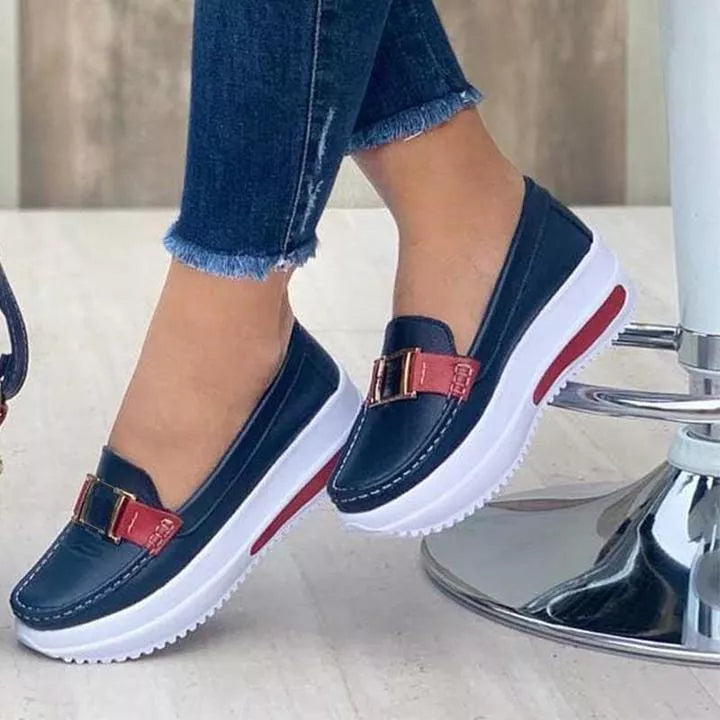 🔥🩰【35-43】2026 nowy styl damskie buty casualowe buty z grubą podeszwą miękkie i wygodne