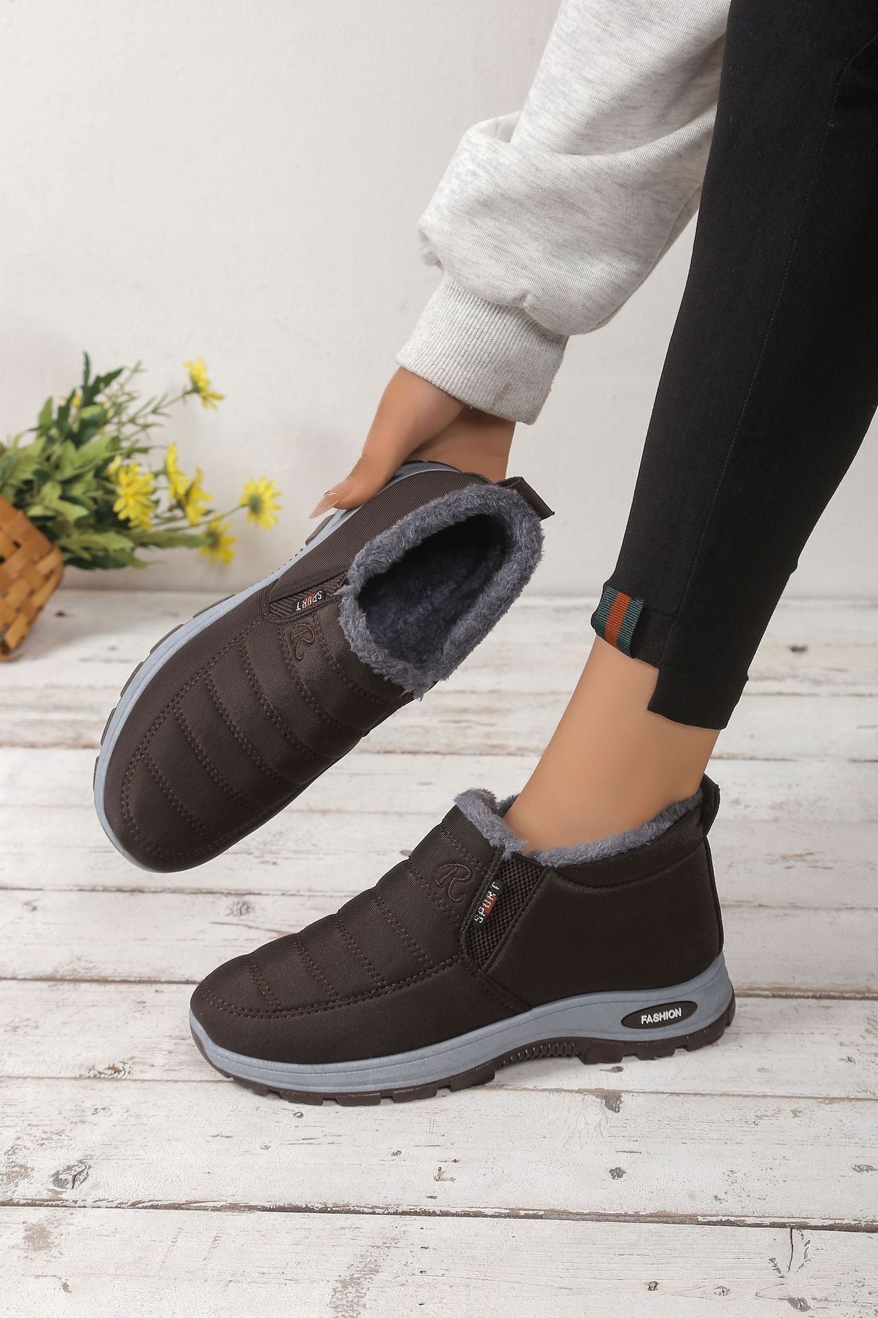 🔥【35-48】Unisex zimowe buty z pluszową podszewką – ciepłe, wygodne i antypoślizgowe na zimną pogodę