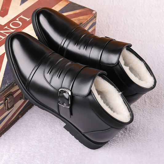 ✨📢【49% zniżki w ograniczonym czasie】【39-44】Męskie buty zimowe, ocieplane od środka, wygodna gruba podeszwa