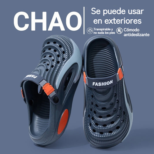 👟 50% de descuento 🌬️ Sandalias universales para hombre con suela gruesa de EVA: antideslizantes, superligeras y transpirables, ideales para la playa, el deporte y el uso diario 🏃♂️