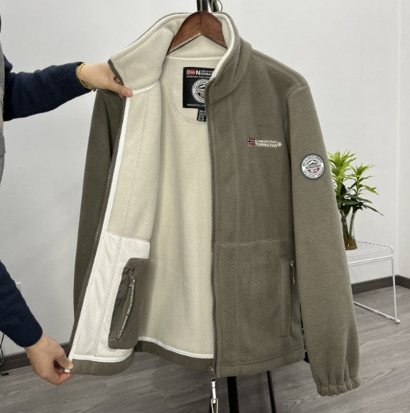 ✨【S-3XL】Moške tople in sproščene jakne velikih velikosti za jesen in zimo