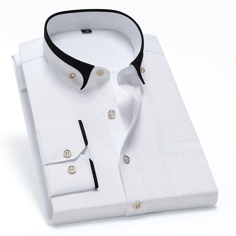 【S-4XL】👕2025 Nowa oddychająca biznesowa koszula męska casual
