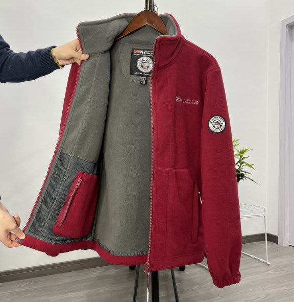 ✨【S-3XL】Moške tople in sproščene jakne velikih velikosti za jesen in zimo