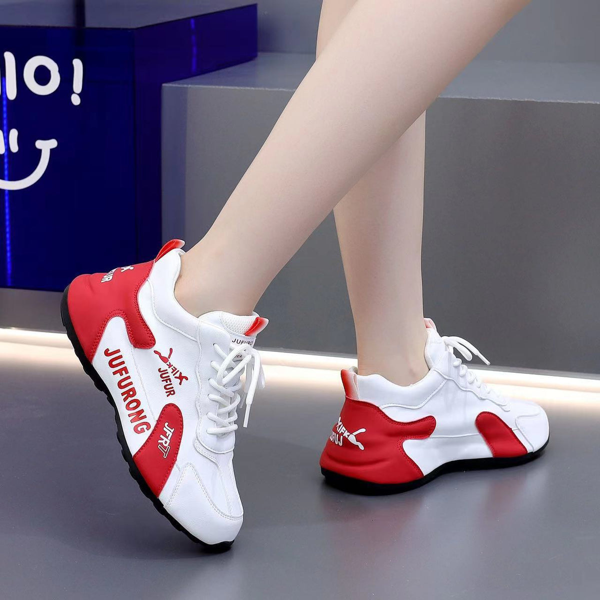 👟Oddychające damskie trampki z miękką podeszwą