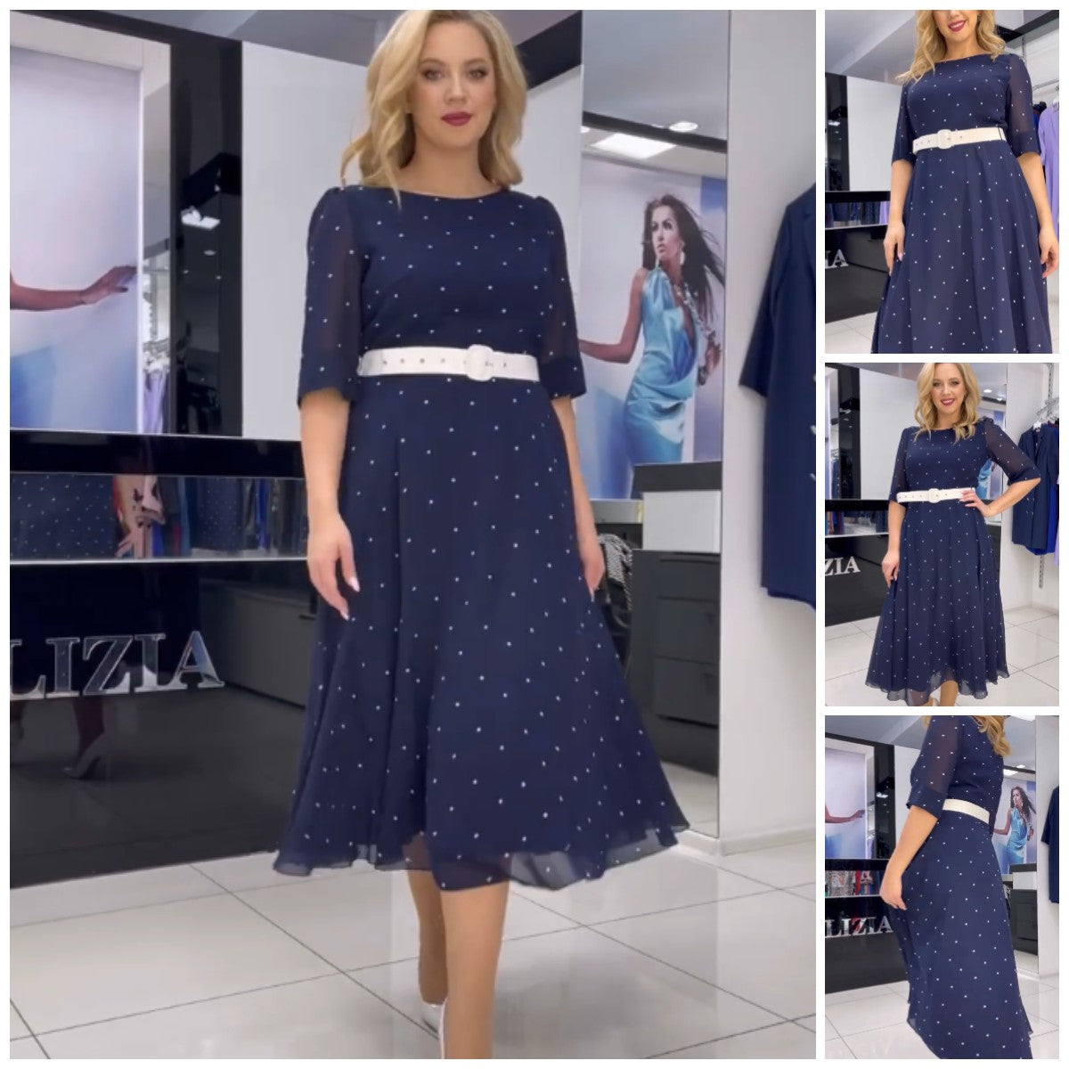 【S-5XL】❤️2024 nowa elegancka wiosenna sukienka w kropki