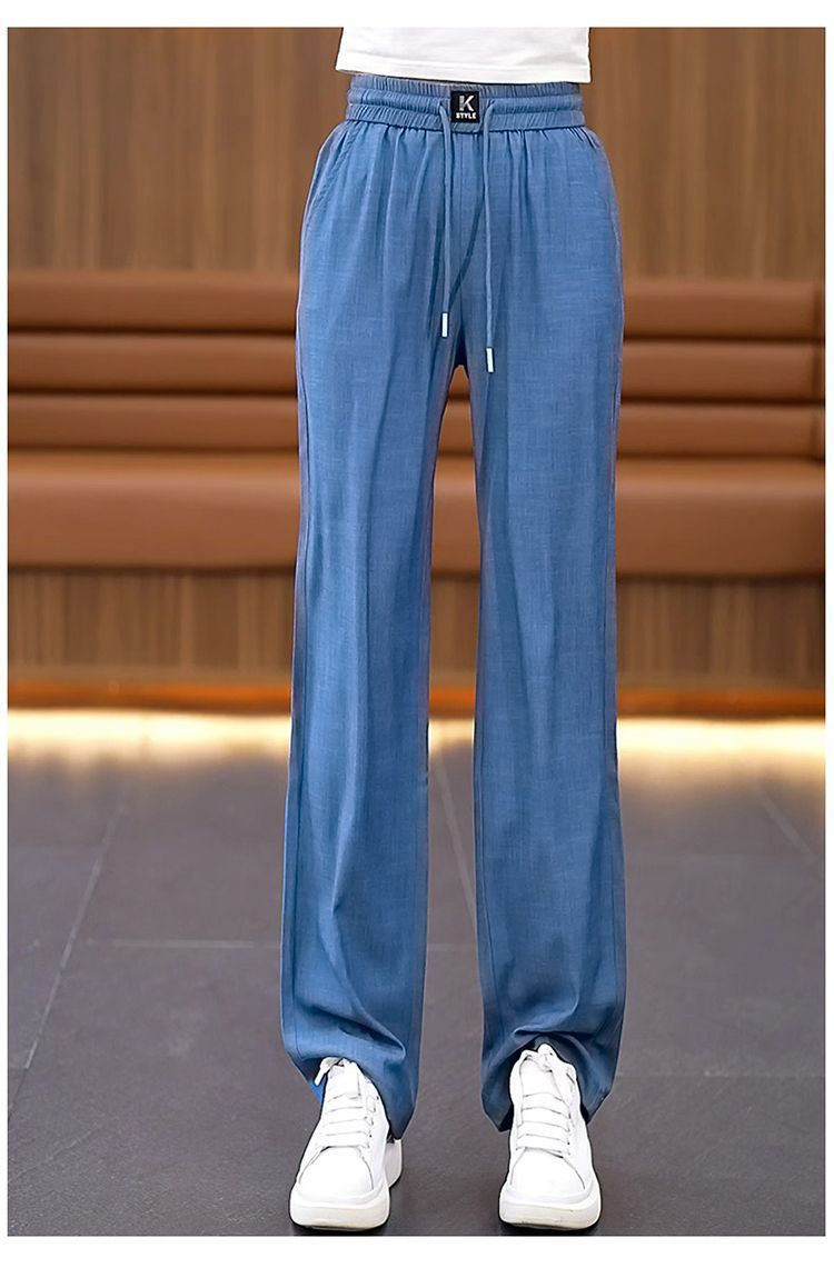 ❤️【S-3XL】 Dżinsy z wysokim stanem i szerokimi nogawkami typu Ice Silk