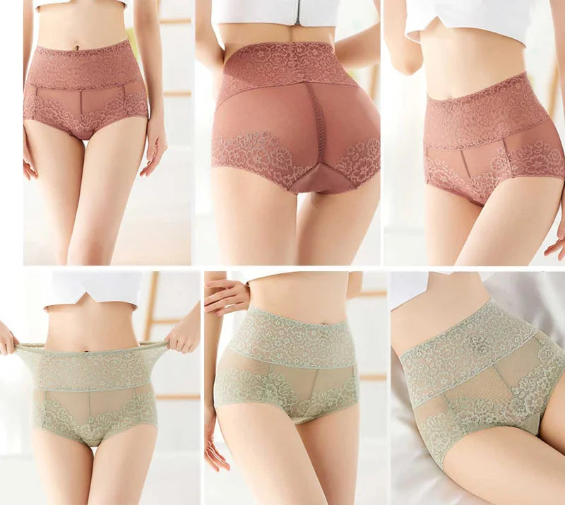 🌹 【1 komplet 6 sztuk】 Seksowna bielizna antybakteryjna z czystej bawełny dla kobiet