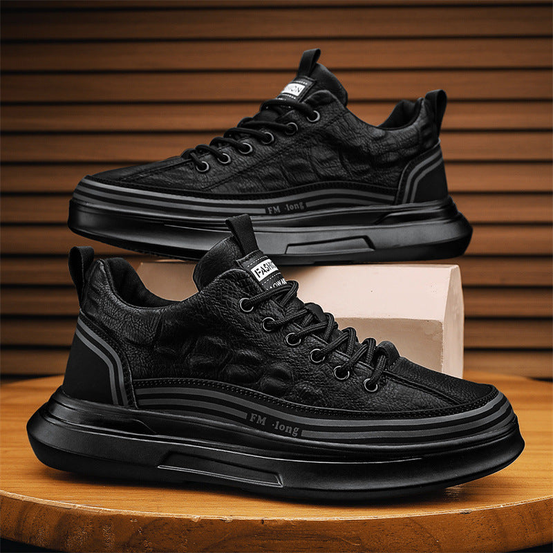 🔥Nowość【39-44】👟Modne sneakersy męskie na grubej podeszwie