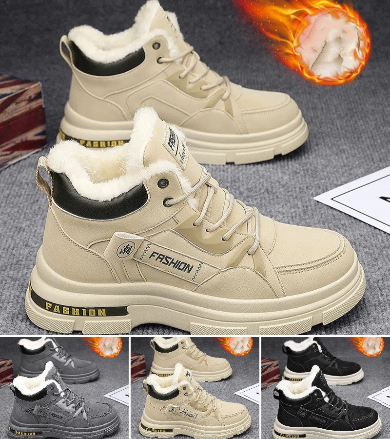 🔥🔥👞【39-44】2024 nowe męskie zimowe, pogrubione, aksamitne, ciepłe buty Martin