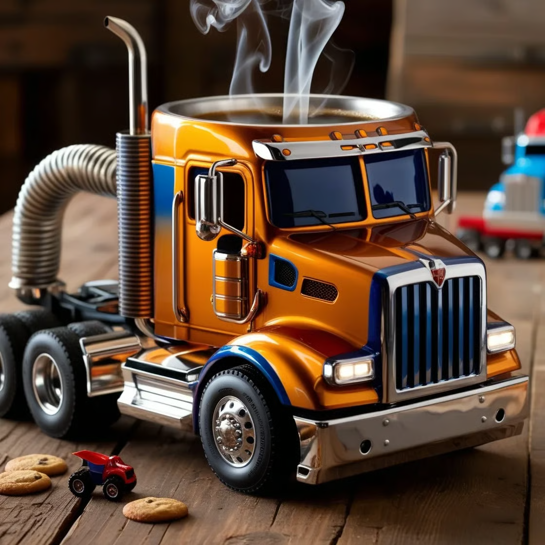 🚛Ručně vyráběné hrnky na kávu pro kamiony