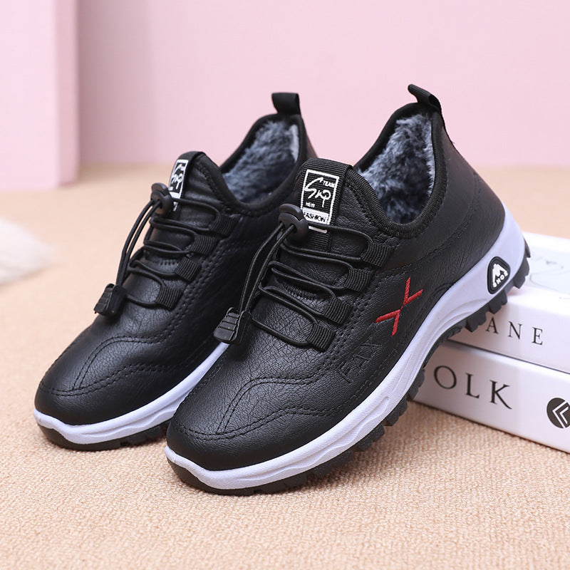 🔥🌟【35-41】nowe zimowe modne, ręcznie robione buty damskie z aksamitnej skóry