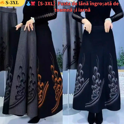 🎀【S-3XL】Jesienna i zimowa pogrubiana wełniana spódnica, modna i uniwersalna