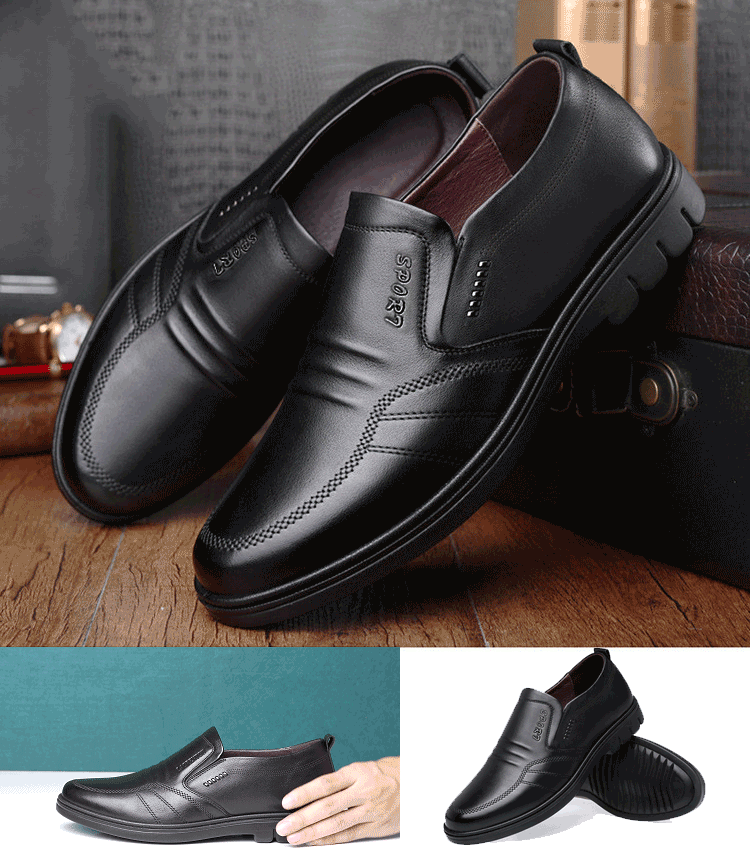 🔥(buty męskie)【39-44】Meskie skorzane buty biznesowe