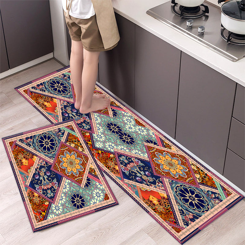 💥49% zľava 【40*60cm+40*120cm】🌺Protišmykový kuchynský koberec Dlhý savý kuchynský koberec