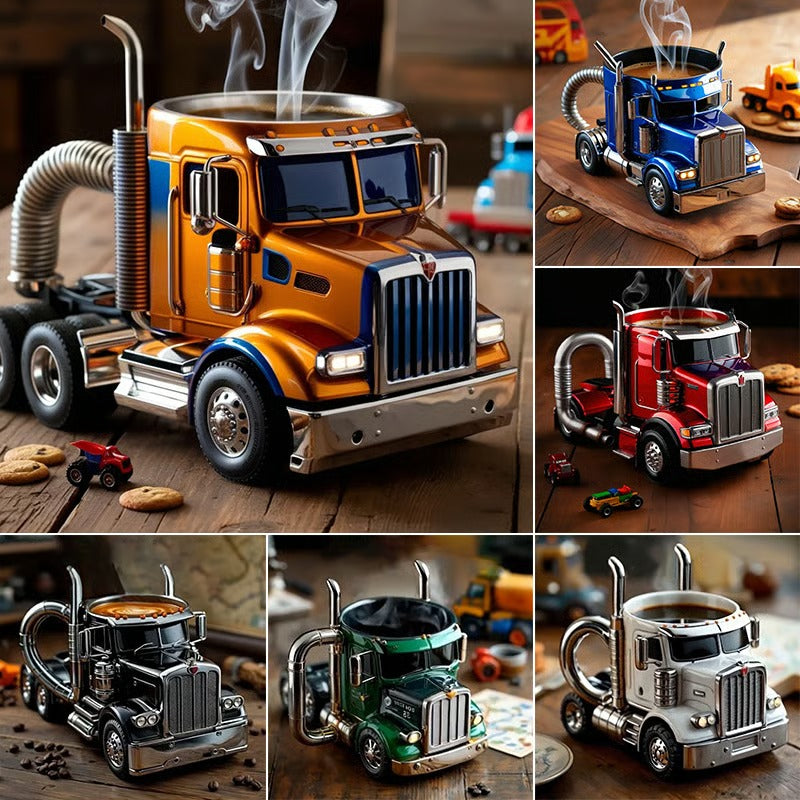🚛Ručně vyráběné hrnky na kávu pro kamiony