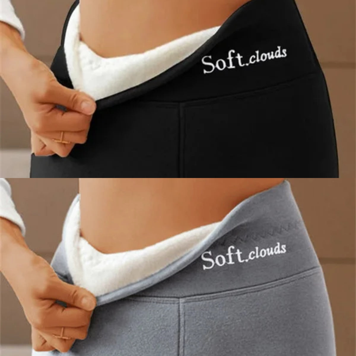 💥 【S-5XL】 Legginsy ocieplane z wełny, wysoki stan, duży rozmiar, wysoka elastyczność – niezbędne na jesień/zimę 2025!