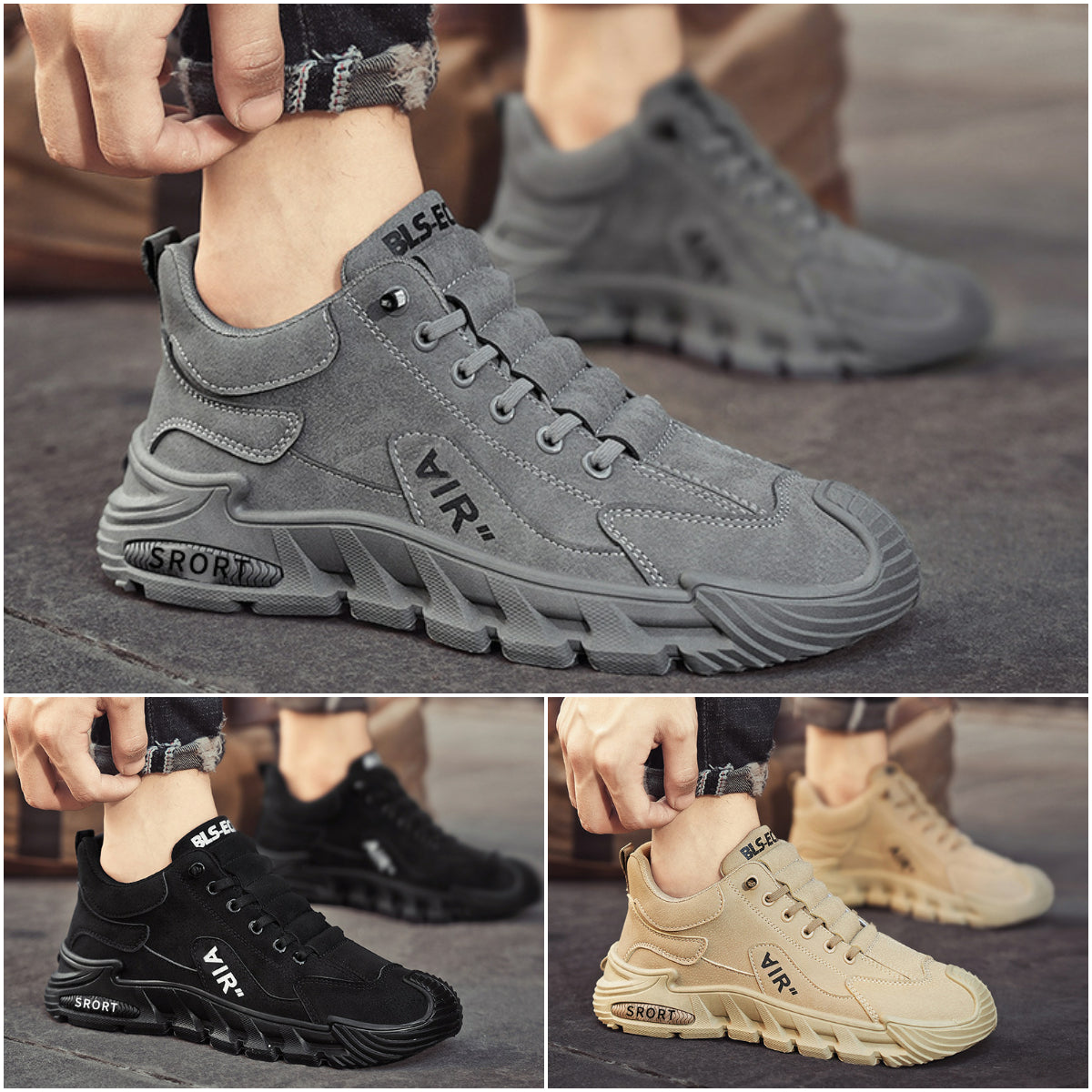 ✨🥾【39-44】Nowe męskie buty codzienne, oddychające i wygodne, materiał wodoodporny