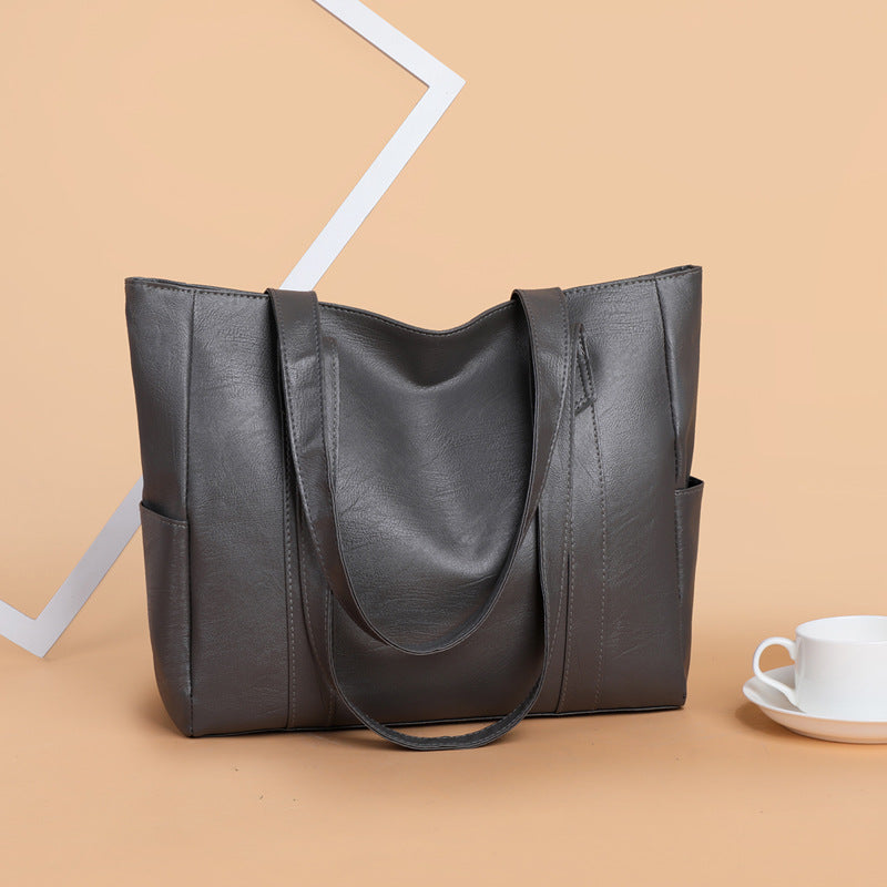 ✨👜【Velika kapaciteta】Ženska torba za čez ramo iz mehkega usnja, novost 2025.