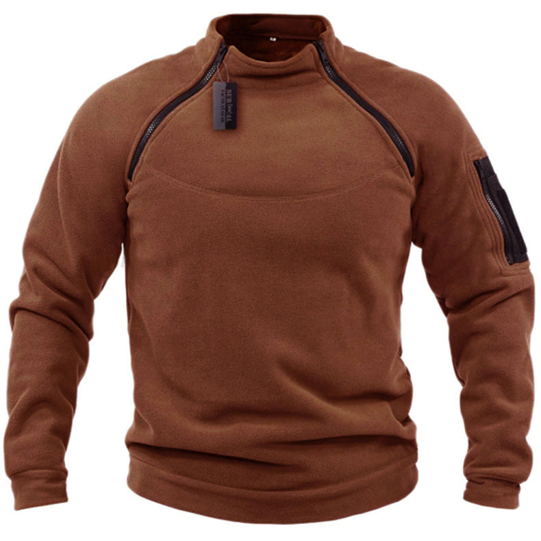 🧔♂️【S-4XL】Męski, ciepły T-shirt outdoorowy na jesień i zimę z długimi rękawami
