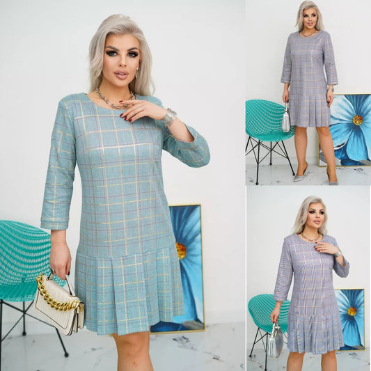 💜💚 【S-5XL】Wysokiej jakości modna sukienka
