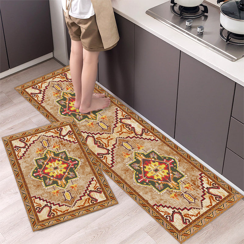 💥49% zľava 【40*60cm+40*120cm】🌺Protišmykový kuchynský koberec Dlhý savý kuchynský koberec