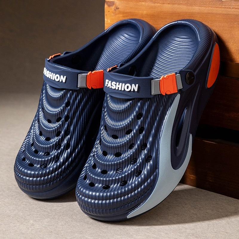 👟 50% de descuento 🌬️ Sandalias universales para hombre con suela gruesa de EVA: antideslizantes, superligeras y transpirables, ideales para la playa, el deporte y el uso diario 🏃♂️