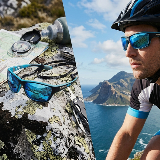 🚵♂️😎 Moška polarizirana barvna sončna očala, modna športna sončna očala, odporna proti prahu, primerna za uporabo na prostem