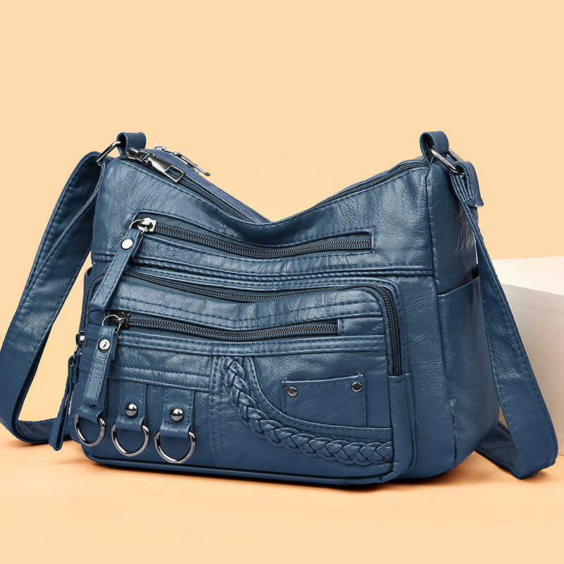 💥👜Nová velkoobjemová měkká kožená taška přes rameno/crossbody pro rok 2025
