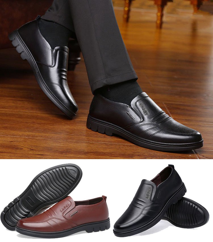 🔥(buty męskie)【39-44】Meskie skorzane buty biznesowe