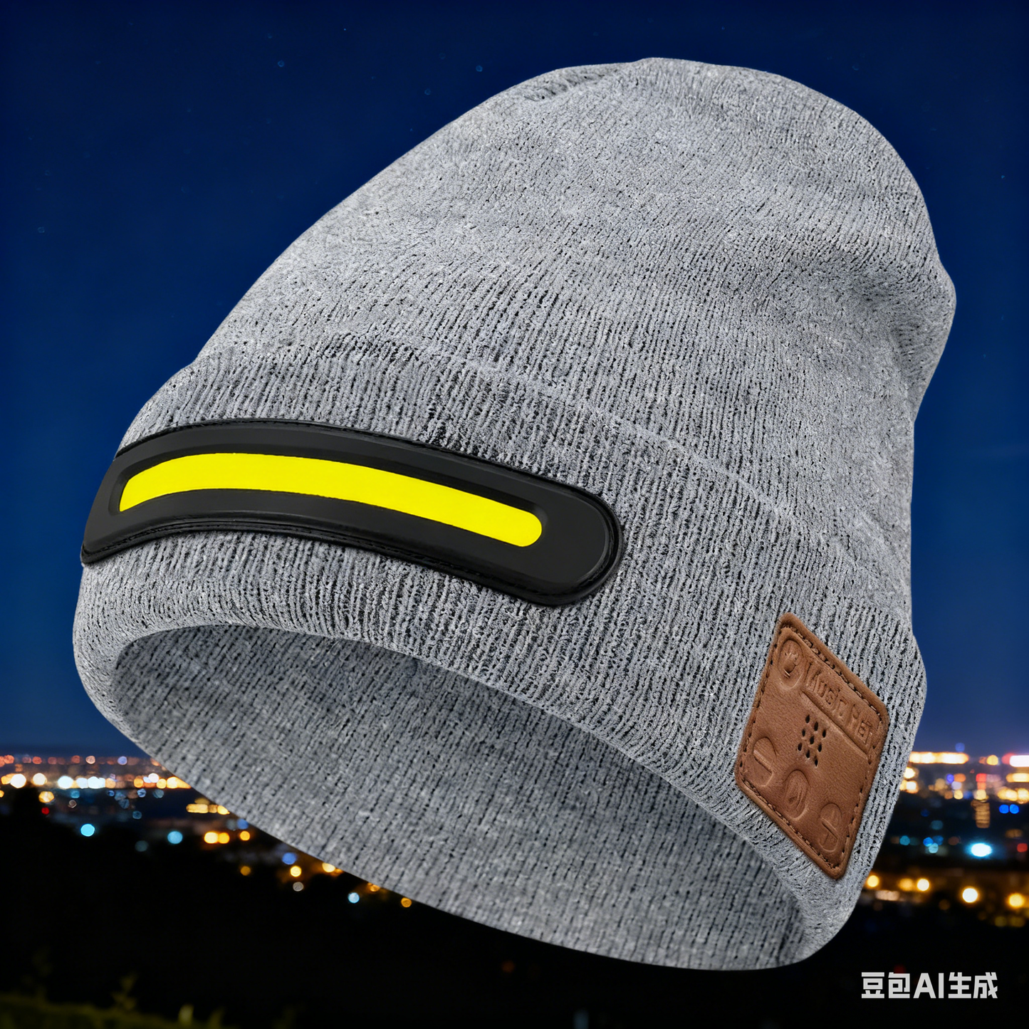 🔥🧢Nabíjecí LED čepice s Bluetooth,Zůstaňte v teple💡