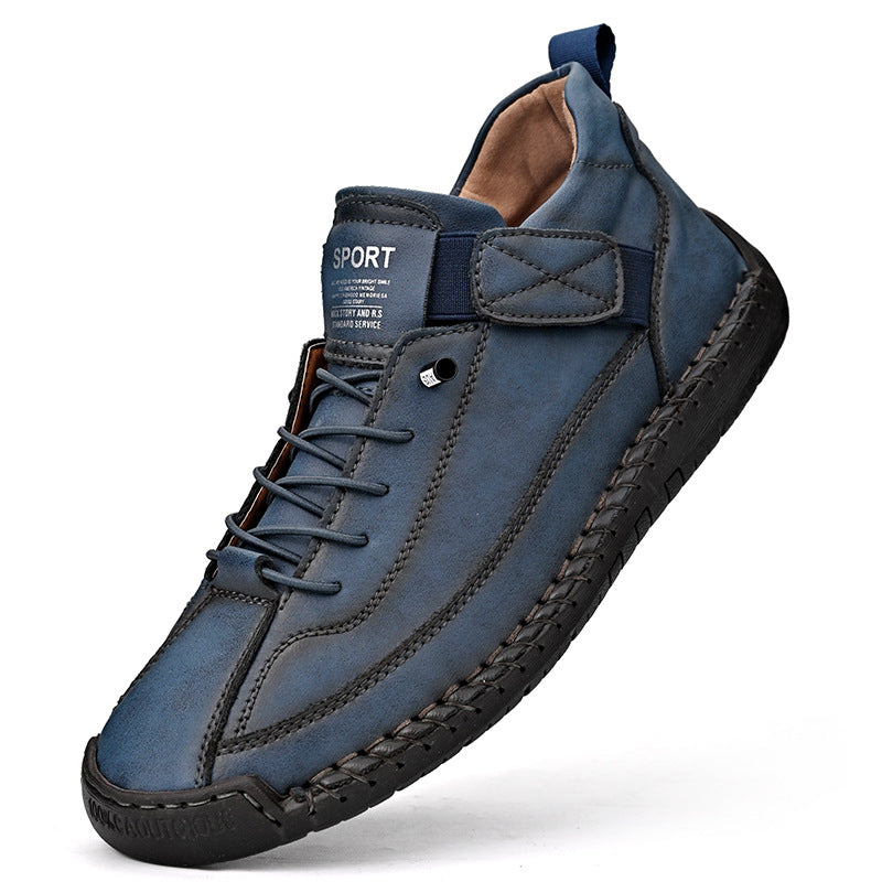 【38-48】Casual obuwie męskie na co dzień, robocze, outdoorowe, szyte buty
