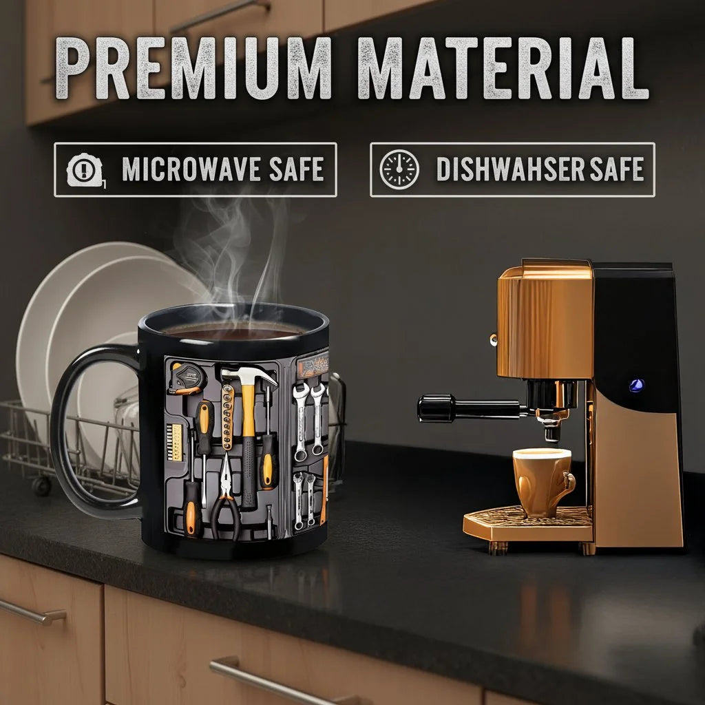 🔥☕Najboljša skodelica z orodjem za mehanike