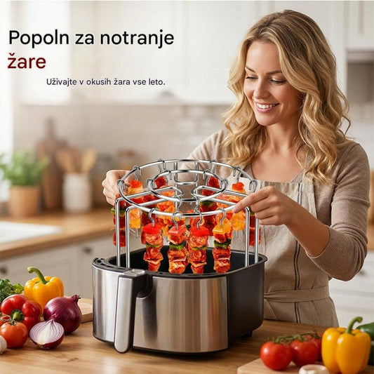 ✨Žar iz nerjavečega jekla za kebabe🍢