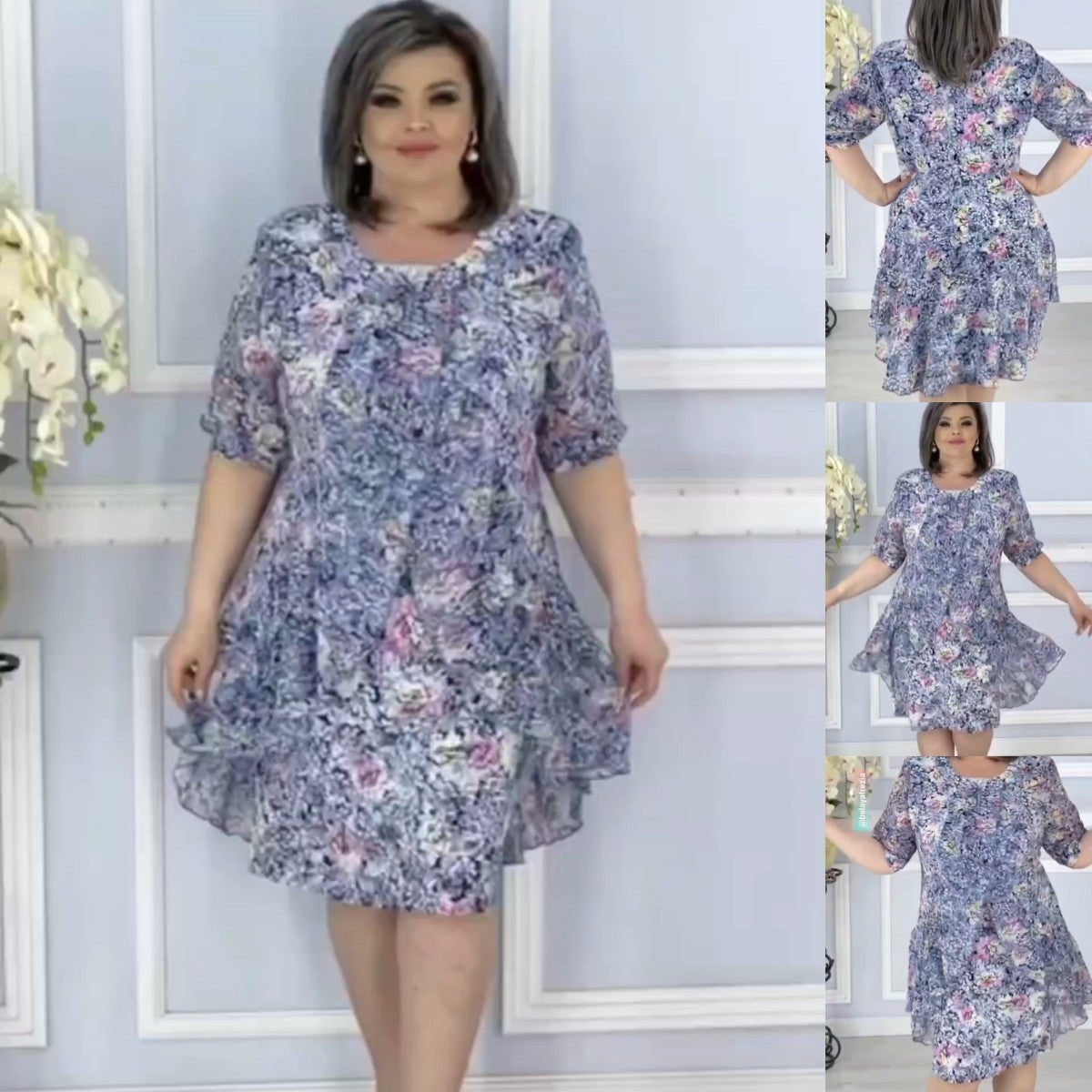 【S-5XL】❤️2024 nowa elegancka plisowana sukienka