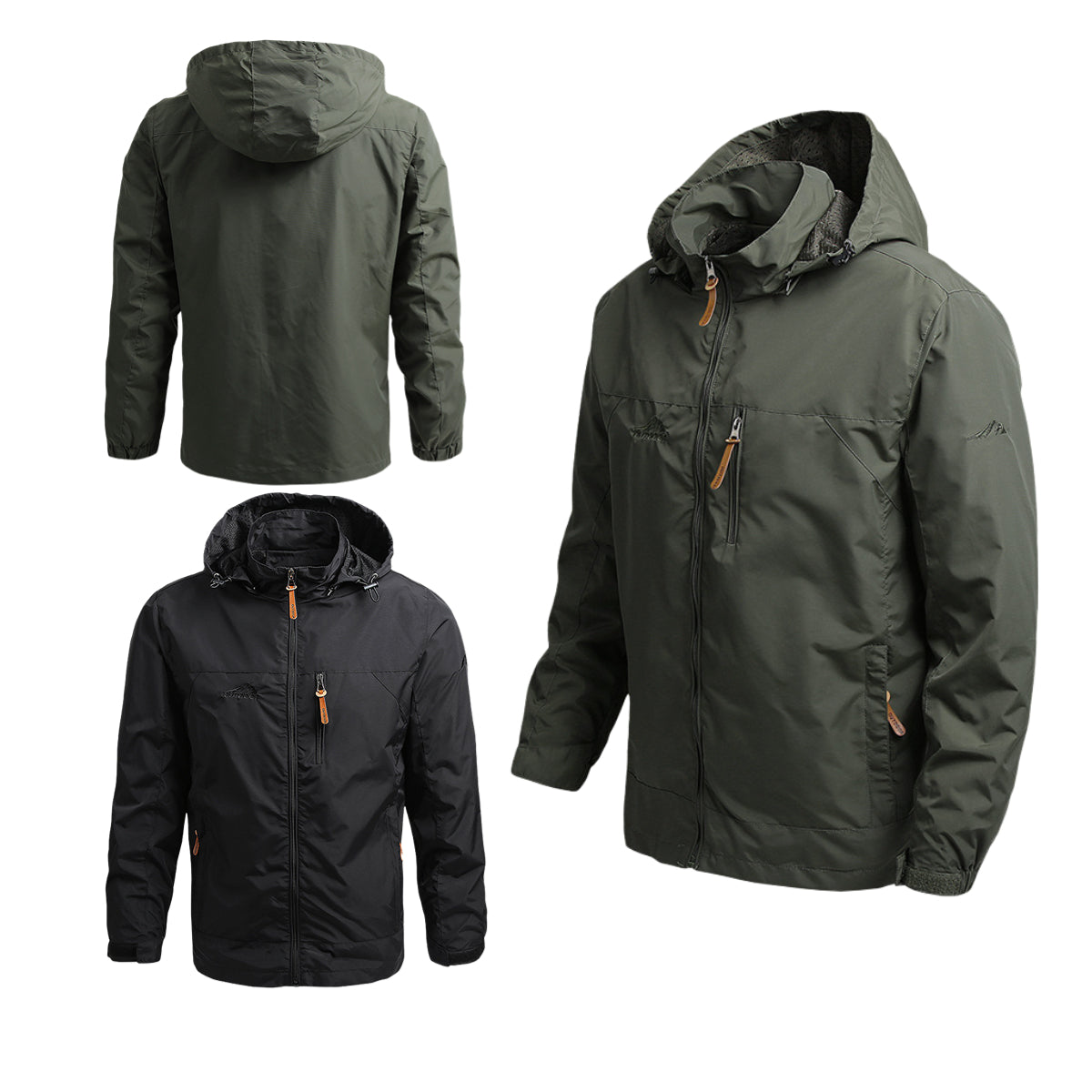 Εξωτερική εξάνθημα με κουκούλα χαλαρή τοποθέτηση συν μέγεθος casual σακάκι