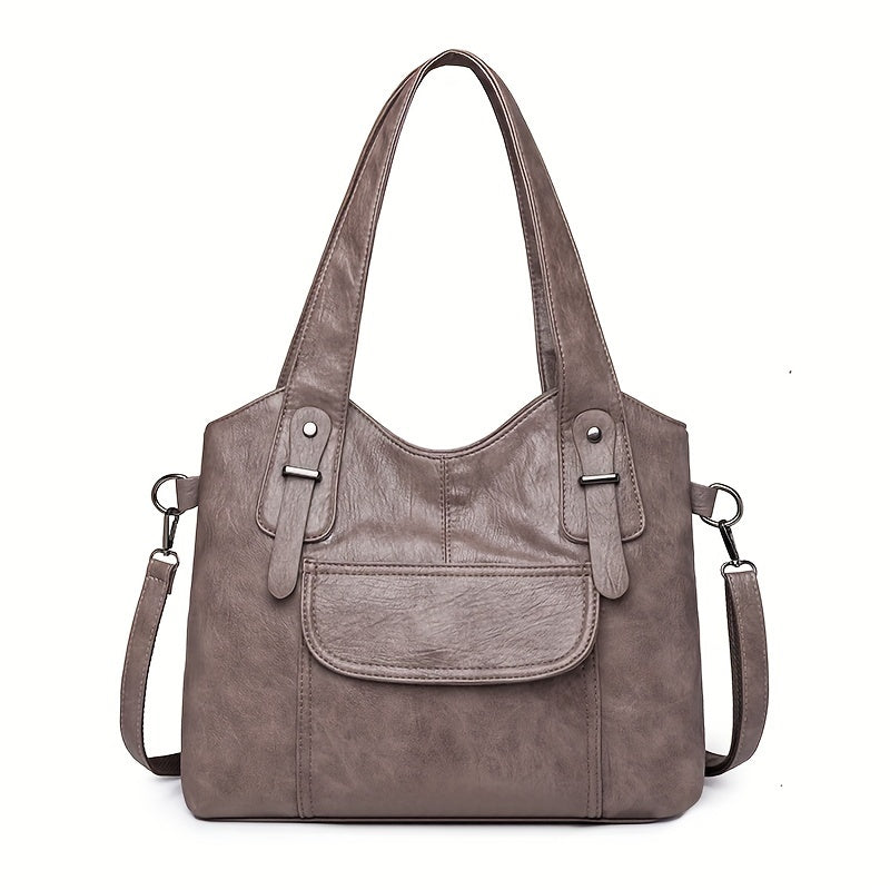 👜Nuevo bolso retro de hombro para mujer de cuero natural, disponible en seis colores💓