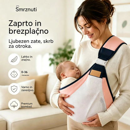 👶 Lahka ergonomska nosilka za dojenčke | Popolna za sprehode in potovanja ✈️