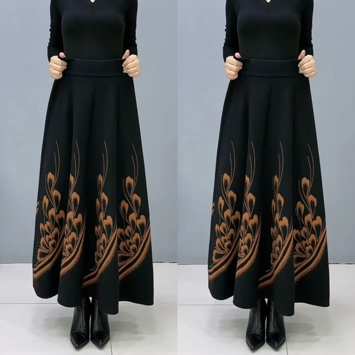 🎀【S-3XL】Jesienna i zimowa pogrubiana wełniana spódnica, modna i uniwersalna