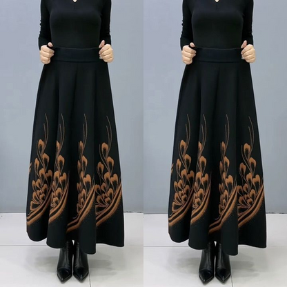 🎀 【S–3XL】Podzimní a zimní zesílená vlněná sukně, módní a univerzální