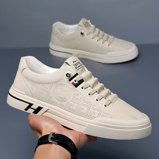 2024 Męskie buty na deskę z miękką skórzaną podeszwą do noszenia na co dzień