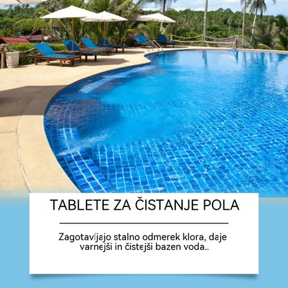 🔥【Kupite 1, dobite 1 gratis】🏊‍♀️💧Tablete za čiščenje bazenov za čisto in prozorno vodo.
