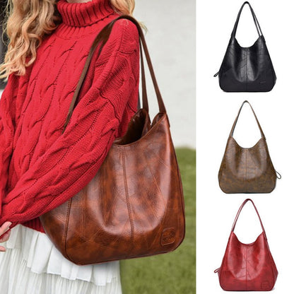 💖👜💖 2025 nová velkokapacitní dámská měkká kožená taška přes rameno