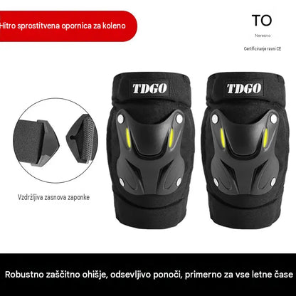 Fluorescentni zaščitni ščitniki za kolena za vse letne čase