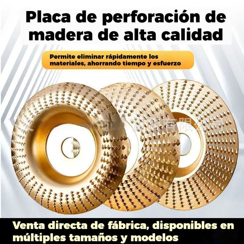⚙️🧰【50 % de descuento】 Disco multifuncional para dar forma a la lijadora angular para madera