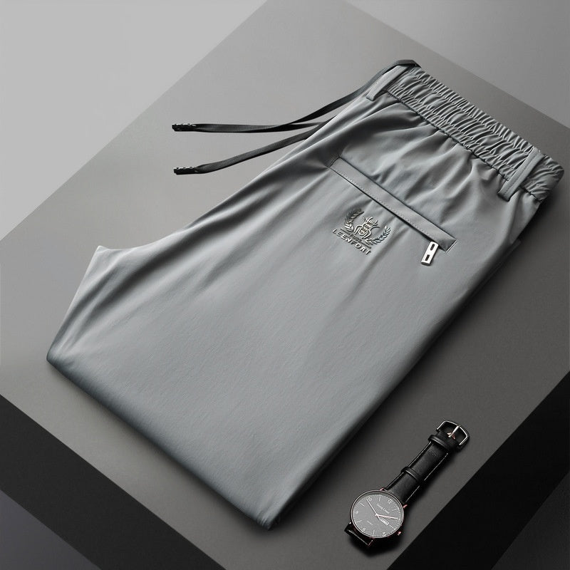 【40-115kg】🔥Nove raztegljive svilene hlače iz ledu za pomlad in poletje 2025