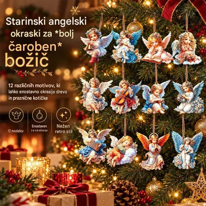 🎄【24 kosov】👼Obesek Viktorijin angel