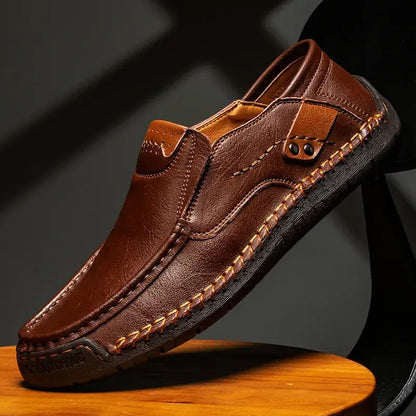 👞50% kedvezmény🔥【38-48】Kézzel készített bőr mokaszinok ✅️Utánvétes fizetés