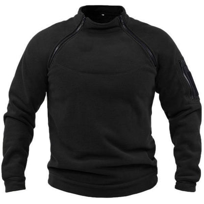 【S-4XL】Męski, ciepły T-shirt outdoorowy na jesień i zimę z długimi rękawami
