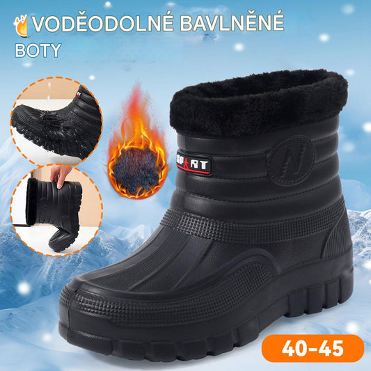 ♥️♥️【Nový produkt】Teplé, nepromokavé outdoorové boty a sněhule s bavlněnou podšívkou a fleecovou podšívkou